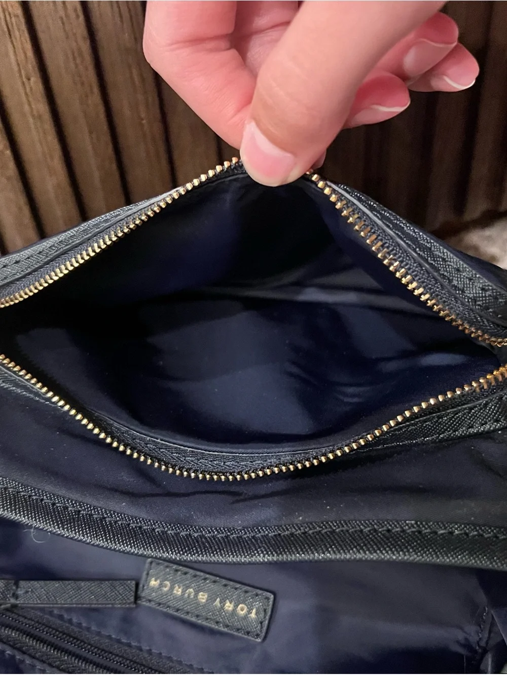Tory Burch Navy Crossbody Bag